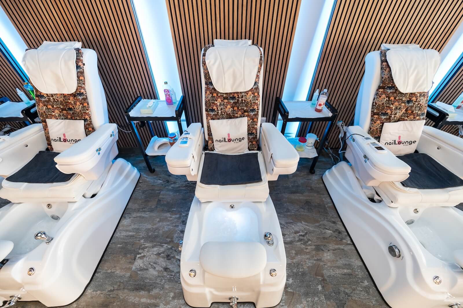 Nail Lounge & Spa Western Road pedicure stations