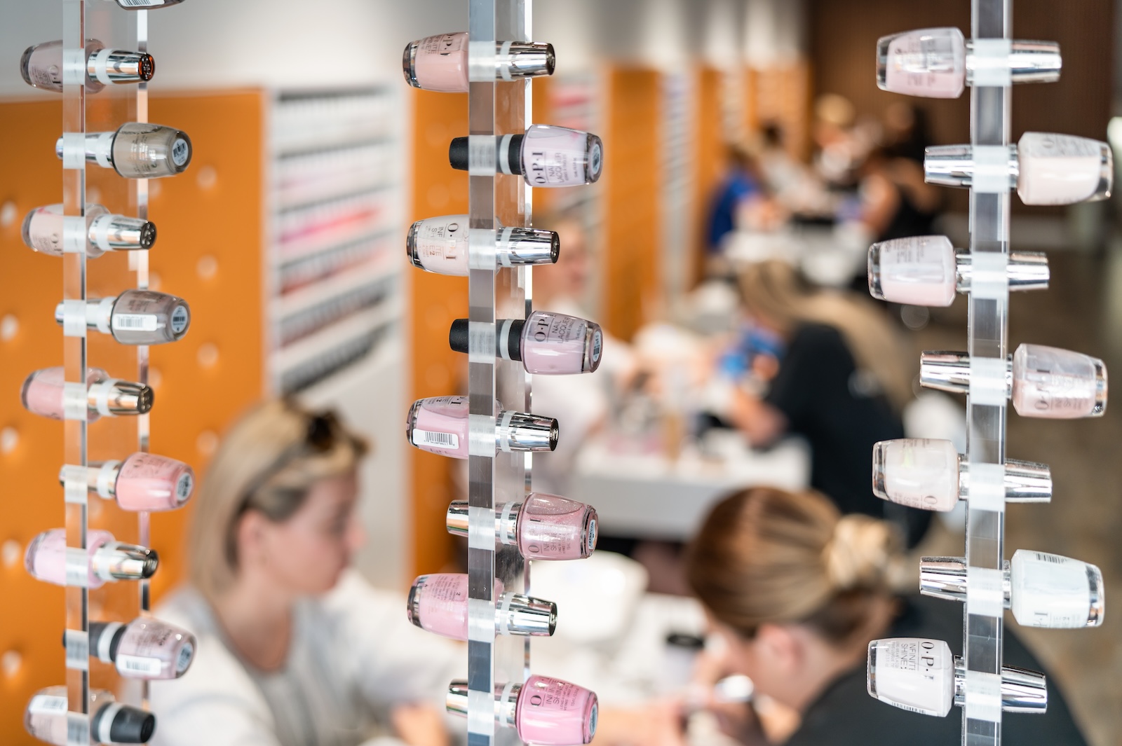 Nail Lounge & Spa Western Road nail varnish display